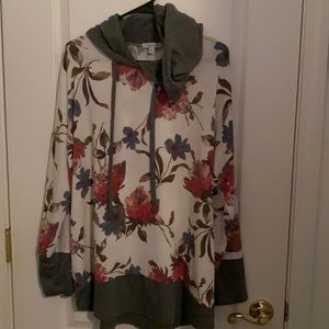 White birch lightweight hoodie